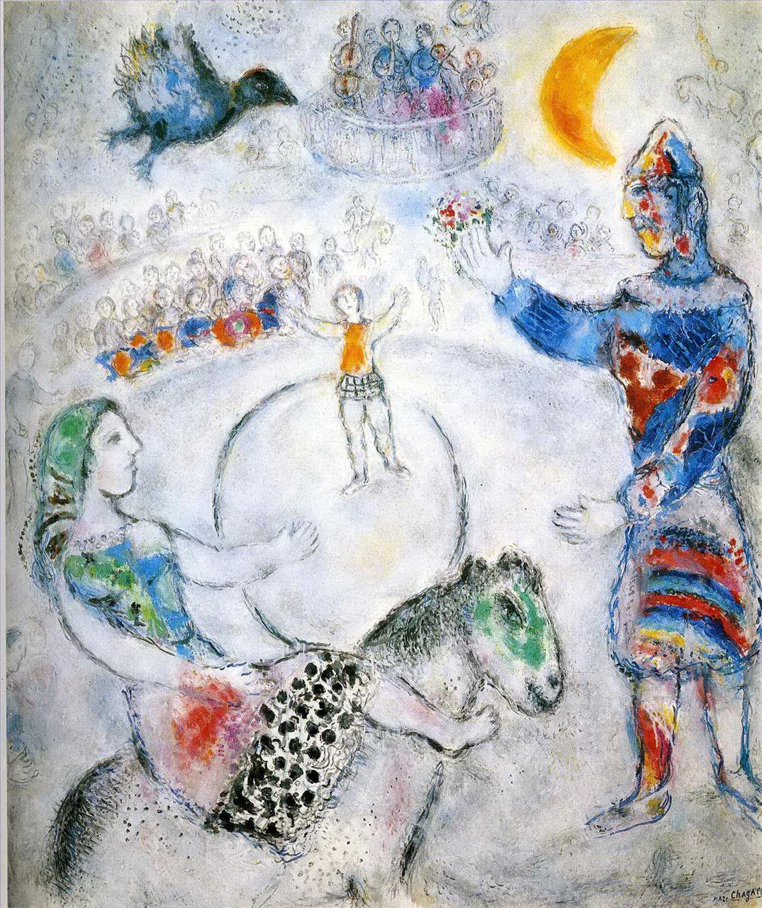 Der große graue Zirkuszeitgenosse Marc Chagall Ölgemälde